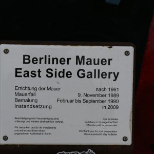2019 - Berlin - East Side Gallery