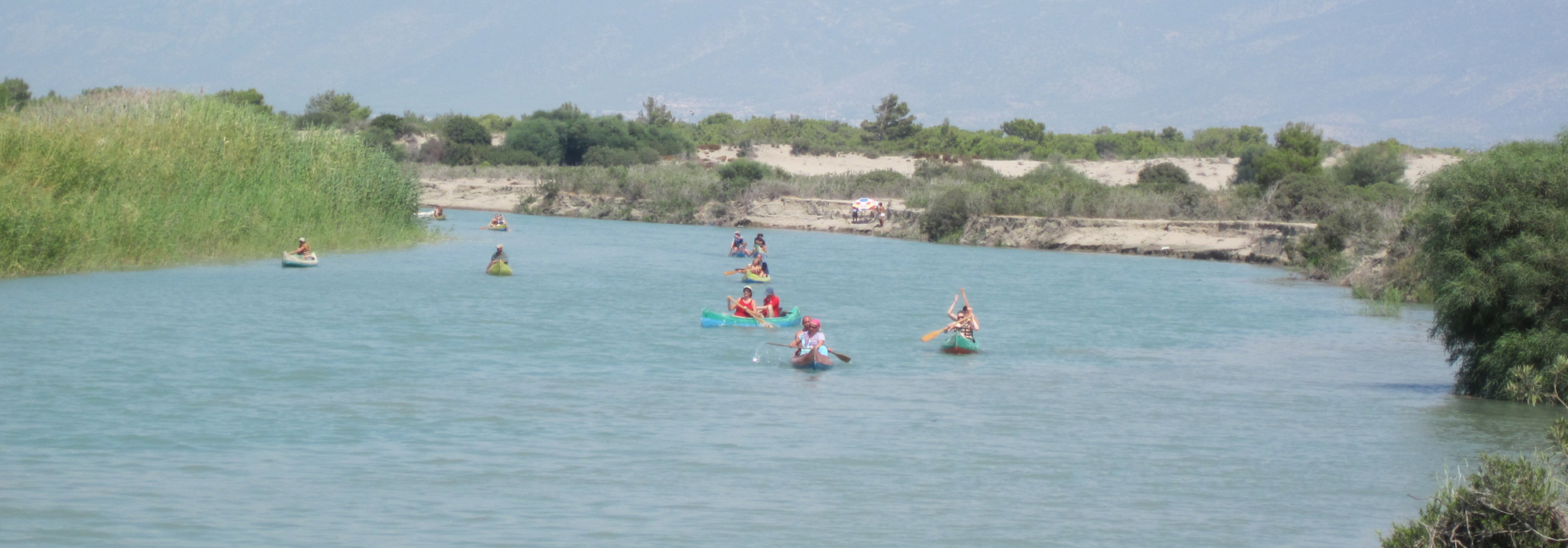 Paddeln auf dem Xanthos