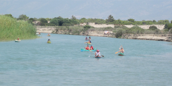 Paddeln auf dem Xanthos